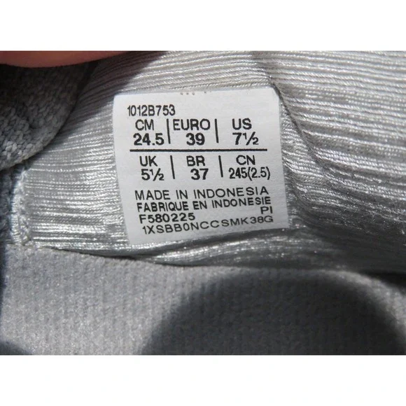 Asics Gel Nimbus 27 Running Shoes Womens Size 7.5 Gray Sneakers 1012B753 Road - Picture 10 of 11